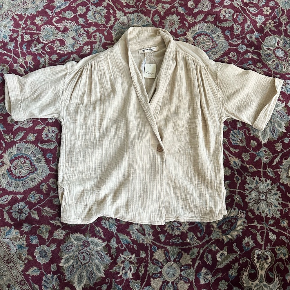 NWT Free People cotton jacket - Picture 4 of 7